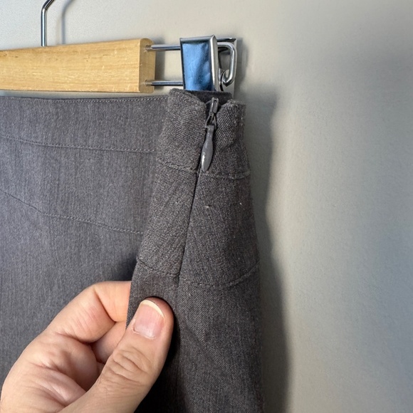 JACOB Women's 8 Pull-On‎ Pencil Skirt Gray Professional Office Feminine - Picture 3 of 12